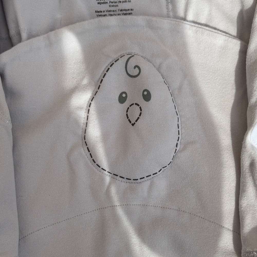 Nested Bean Light Gray Zen Swaddle Classic - Picture 3 of 6